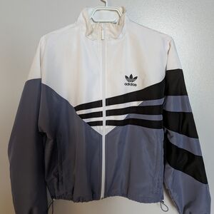 Adidas White and Purple Jacket